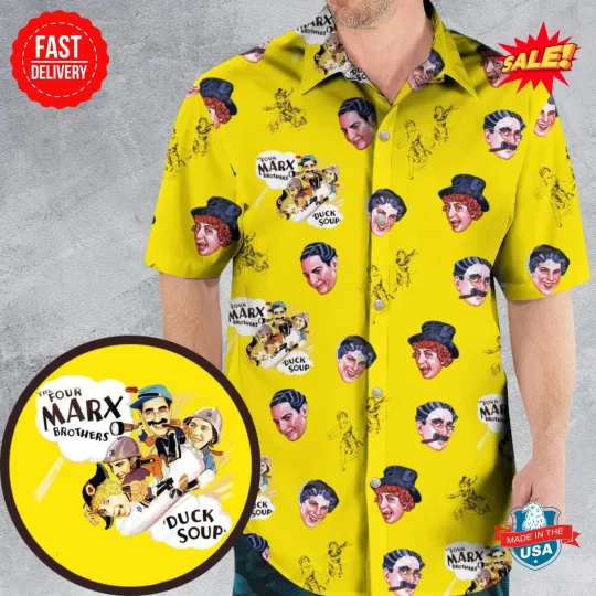 The Duck Soup The Marx Brothers Hawaiian Shirt
