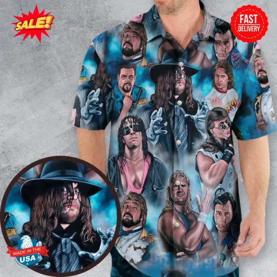 90s Wrestlers Hawaiian Shirt