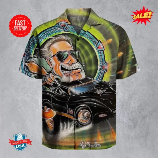 Discover Corvette Art | Unisex Hawaiian Shirt