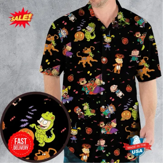 Discover Cartoon Creeps Rugrats Hawaiian Shirt S-5XL