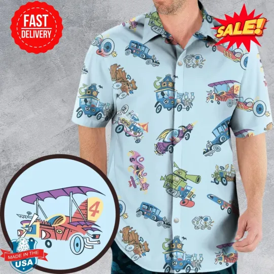 Discover W is for Wacky Races Hawaiian Shirt