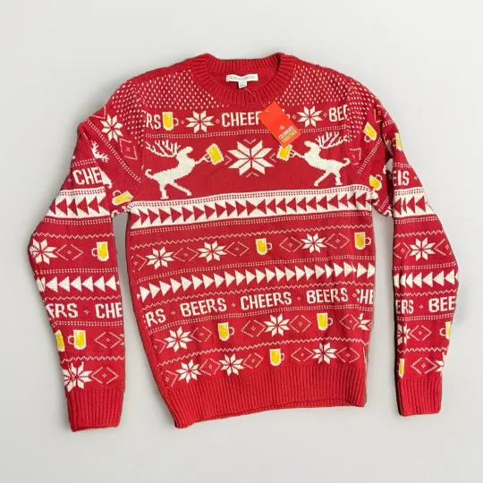 Discover NWT Women’s Ugly Christmas Sweater Beer Reigndeer Kohl’s Small
