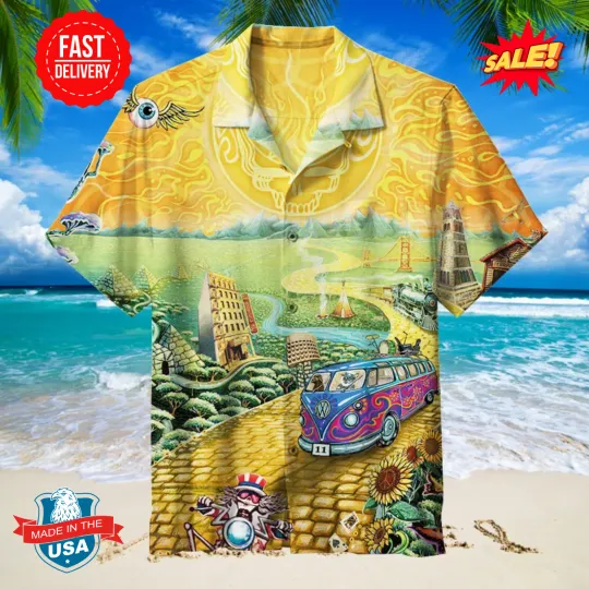 Discover Grateful Dad | Hawaiian Shirt M01