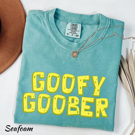 Discover Comfort Colors Goofy Goober Tshirt, Sponge Fan Gift, 90s Nostalgia Tshirt, Playful Graphic Gift for Bob Fans, Cartoon Tshirt