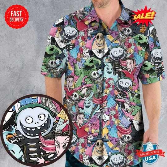 Spooky Cute The Nightmare Before Christmas Hawaiian Shirt