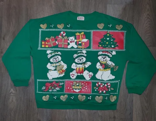 vintage ugly christmas sweater
