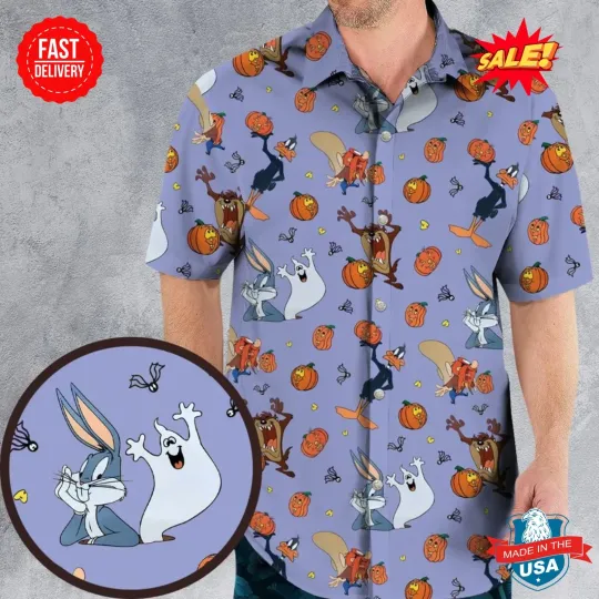 Spooky Tune Looney Tunes Hawaiian Shirt