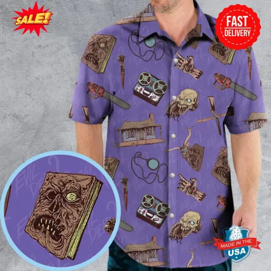 Discover Evil Dead Horror Hawaiian Shirt S-5XL