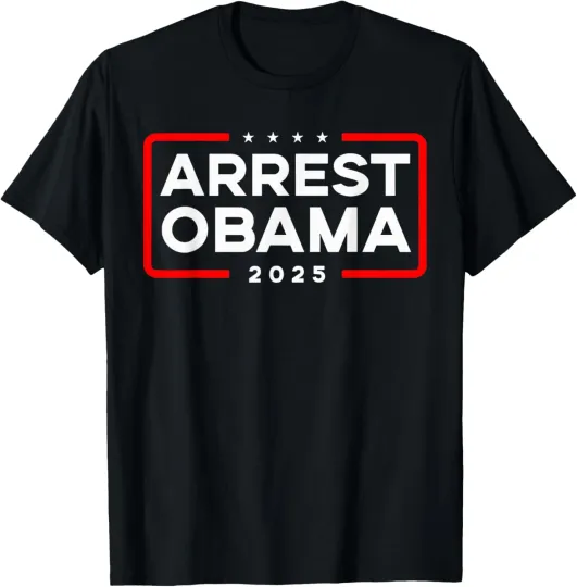 Discover Funny Arrest Obama 2025 T-Shirt Unisex