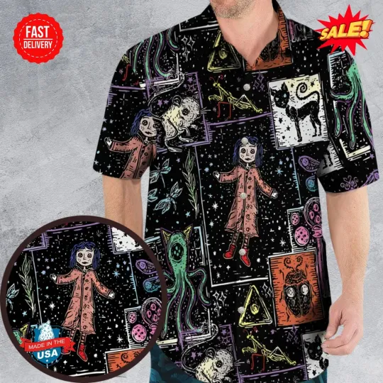 Discover Other World Vibes Coraline Hawaiian Shirt