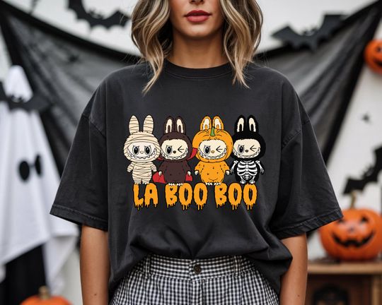 Discover La Bu Spooky T-Shirt Halloween Gift for Kids and Adults