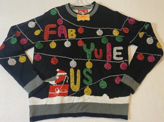 Discover NEW Ugly Christmas Sweater FAB YULE US You Look Ugly Today Women’s Sz SMALL