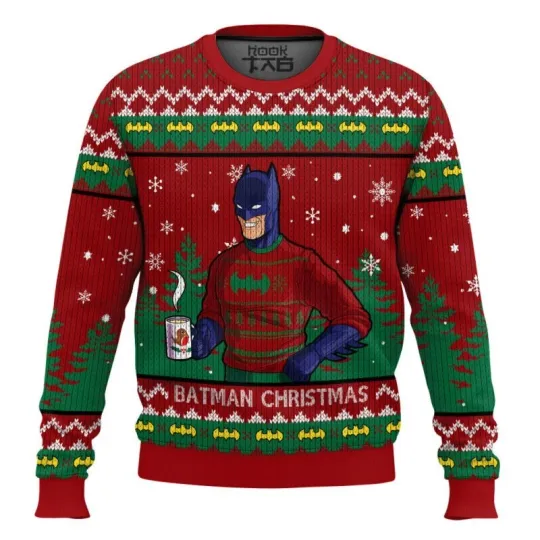 Discover BG Batman Ugly Sweater, Batman Christmas Sweatshirt