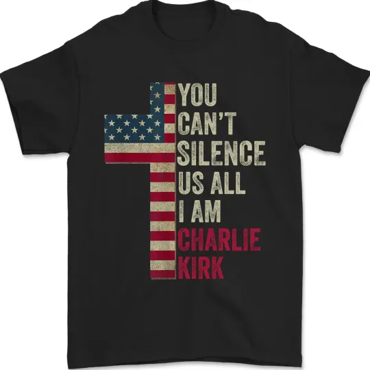 Discover You Can't Silence Us All I AM Charlie Tribute T-Shirt