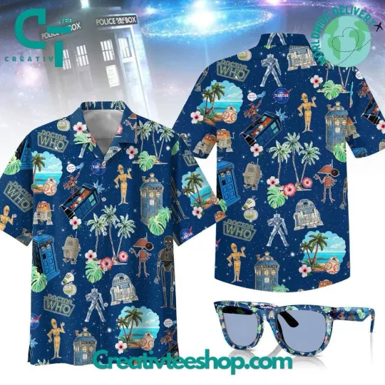 Doctor Who Summer Hawaiian Shirt