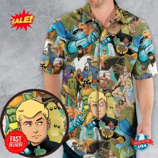 Discover Futures Quest Heroes Hawaiian Shirt