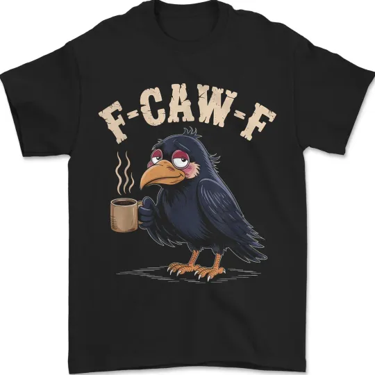 Discover Coffee Crow Raven Lovers T-Shirt Unisex