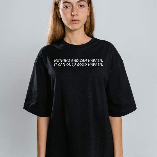 Discover Inspirational Quote T-Shirt: Positive Vibes Unisex Cotton Tee