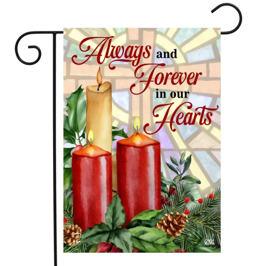 Discover Briarwood Lane Christmas Candle Garden Flag