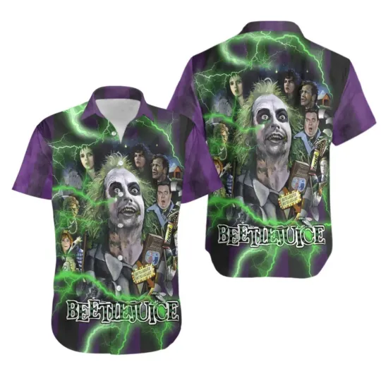 Beetlejuice Halloween Hawaiian Shirt