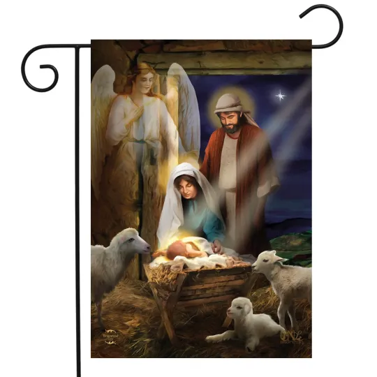 Discover Briarwood Lane Holy Nativity Christmas Garden Flag