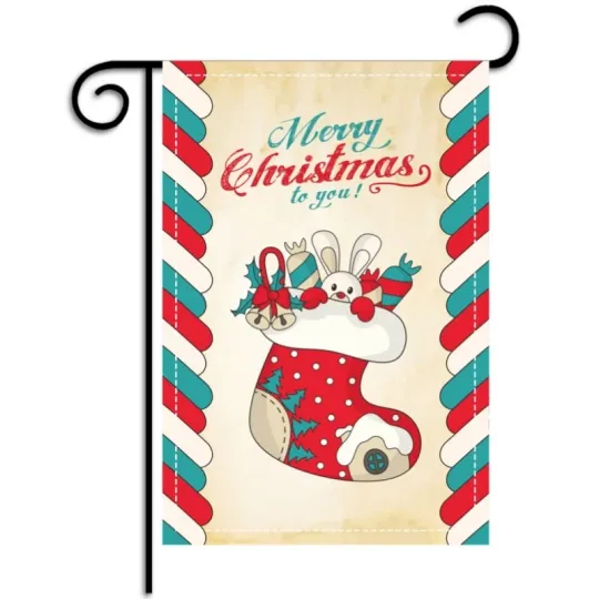 Discover Double Sided Christmas Garden Flag Yard Decoration