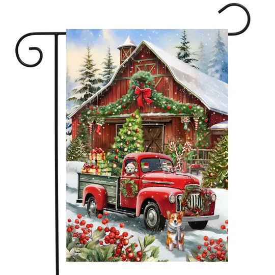 Discover Briarwood Lane Country Christmas Garden Flag