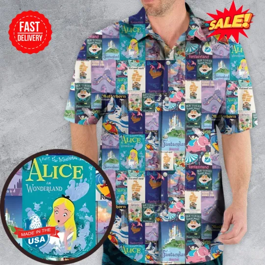 Discover Fantasyland Theme Park Hawaiian Shirt