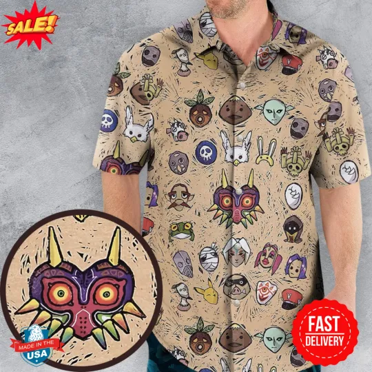Zelda Universe The Legend of Zelda Hawaiian Shirt