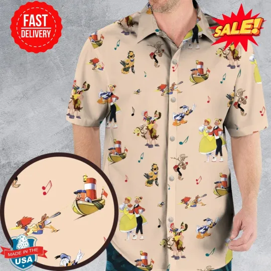Discover Disney Classics Melody Time Hawaiian Shirt