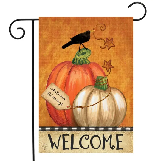 Discover Briarwood Lane Rustic Pumpkins Fall Garden Flag