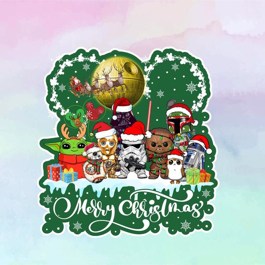 StarWars Christmas, Star Wars Christmas Magnet, Cruise Magnet, Christmas Magnet, Disney Cruise Magnet, Door Magnet, Sailing Gift, Gift, R2D