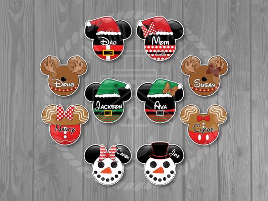Discover Custom Merrytime Disney Cruise Door Magnet - Very Merrytime Character Christmas Magnet (2 sizes to choose from)