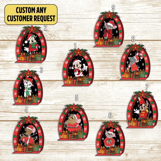 Customize Disney Mouse Porthole Christmas Magnets, Aristocats  Christmas Magnet Gifts, Mickey Mouse Magnet Stateroom Door