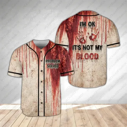 Discover Halloween Horror Baseball Jersey - Adults Kids & Youth