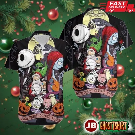 Discover The Nightmare Before Christmas Jack Hawaiian Shirt