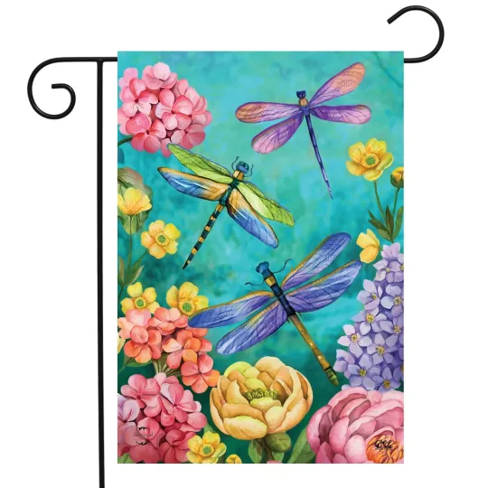 Briarwood Lane Dragonfly Garden Spring Flag
