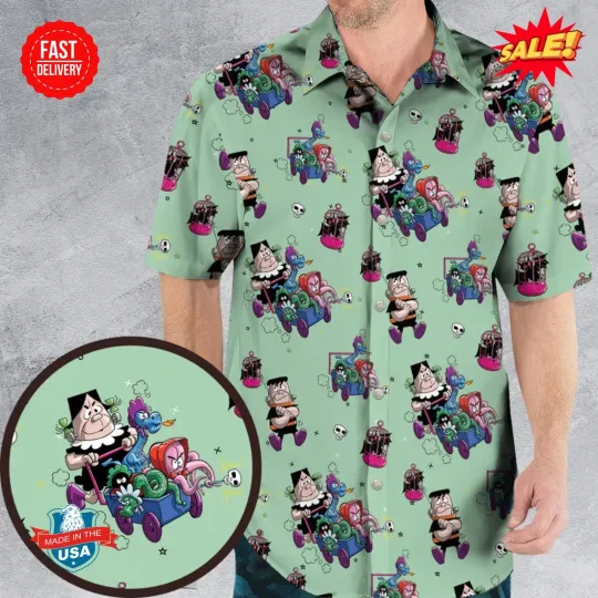 Discover Little Monster The Flintstone Hawaiian Shirt