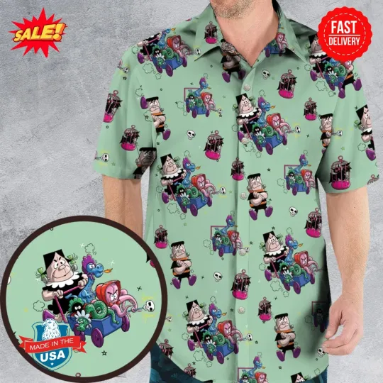 Discover Little Monster The Flintstone Hawaiian Shirt