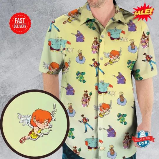 Discover 80s Captain N: The Game Master Characters Hawaiian Shirt