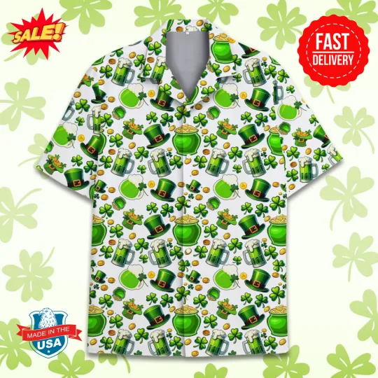 Discover St. Patrick's Day Hawaiian Shirt Men Women