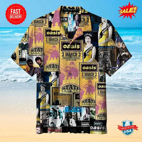 Discover Oasiss Collage |Universal Hawaiian Shirt