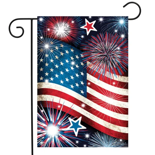 Discover Briarwood Lane Stars and Stripes Patriotic Garden Flag