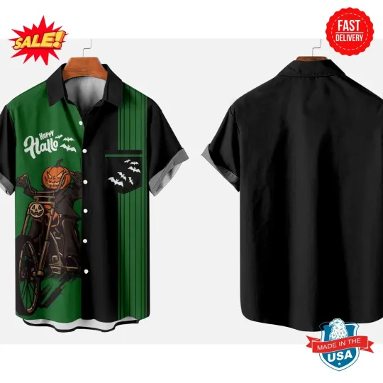 Discover Happy Halloween 2025 Hawaiian Shirt S-5XL