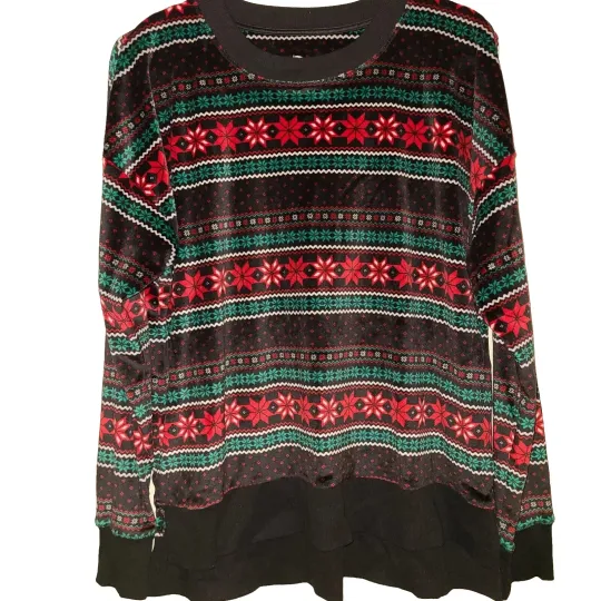 Discover Velvety Soft Ugly Christmas Sweater / Fair Isle /Shirt Women’s Medium. Size 8-10