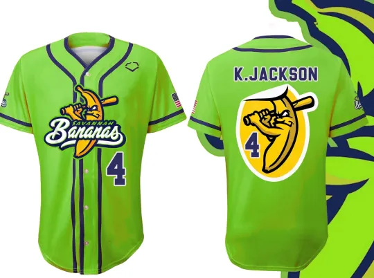 Discover Custom Savanah Bananas Baseball Jersey