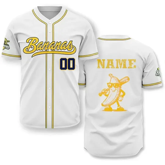 Discover Custom Savanah Bananas Baseball Jersey