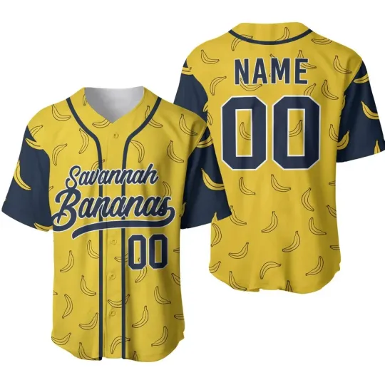 Discover Custom Savanah Bananas Baseball Jersey