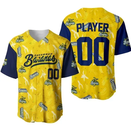 Discover Custom Savanah Bananas Baseball Jersey