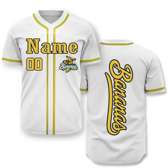 Discover Custom Savanah Bananas Baseball Jersey